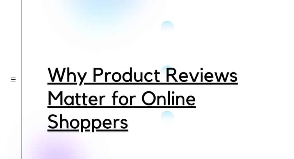 Why Product Reviews Matter for Online Shoppers